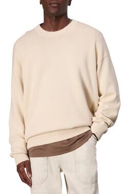 Rag & Bone Organic Cotton Cream Clarkson Sweater Size L